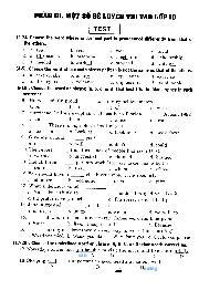 Some entrance tests | Anh văn chuyên ngành | Đại học Khoa học Xã hội và Nhân văn, Đại học Quốc gia Thành phố HCM