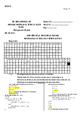 Đề Thi Cuối Học Kỳ  môn Hệ thống máy tính | Trường Đại học Khoa học Tự nhiên, Đại học Quốc gia Thành phố Hồ Chí Minh