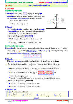 Bài tập đường tiệm cận của đồ thị hàm số – Diệp Tuân Toán 12