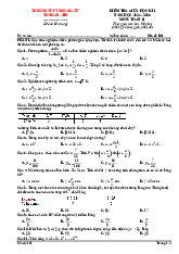 Đề giữa học kỳ 1 Toán 11 năm 2024 – 2025 trường THPT Ngô Gia Tự – Đắk Lắk