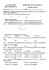 Đề kiểm tra chất lượng Toán 12 tháng 10 năm 2024 trường THPT Quế Võ 1 – Bắc Ninh