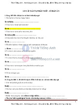 Tổng hợp 23 câu Bài tập Đảo ngữ (Có đáp án) | Ôn thi THPT Quốc gia môn Tiếng Anh