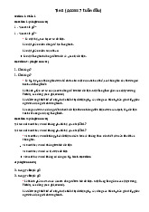 Câu hỏi trắc nghiệm Tin 3 (Access 7 tuần đầu) môn Tin học  | Trường đại học kinh doanh và công nghệ Hà Nội