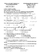 Đề cuối kỳ 1 Toán 9 năm 2024 – 2025 phòng GD&ĐT TP Hải Dương