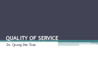 Quality of Service| Môn Truyền thông đa phương tiện| Trường Đại học Bách Khoa Hà Nội
