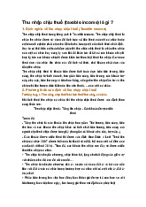 Thu nhập chịu thuế (taxable income) là gì ?