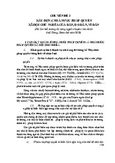 Xây dựng nhà nước pháp quyền môn Luật kinh tế | Trường đại học Mở Hà Nội