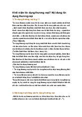 Khái niệm tín dụng thương mại? Nội dung tín dụng thương mại