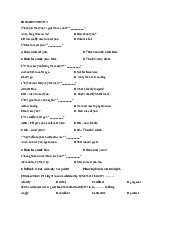 Progress TEST 1-5 with keys | Trường đại học Điện Lực