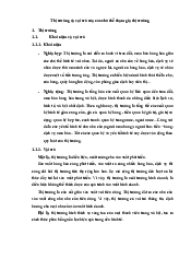 Thị trường và vai trò của các chủ thể tham gia - Kinh tế vi mô | Trường Đại học Tài nguyên và Môi trường Hà Nội