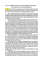 Các vấn đề ôn tập tự luận thi kết thúc học phần môn Chủ nghĩa xã hội khoa học | Học viện Ngân hàng