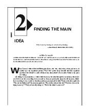 Lesson 2: Finding the Main Idea - IELTS Study Guide | Môn Tiếng anh (English) - Đại học Ngoại Thương