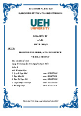 Phân tích tình hình lạm phát kinh tế | Đại học Kinh tế Thành phố Hồ Chí Minh