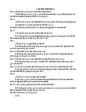 Câu hỏi lý thuyết tài chính tiền tệ | Học viện Nông nghiệp Việt Nam