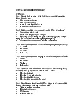 Tài liệu trắc nghiệm giữa kỳ môn kinh tế chính trị | Kinh tế chính trị Mác - Lênin | Đại học Tôn Đức Thắng