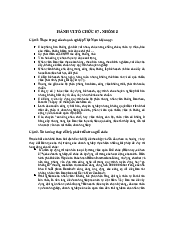Câu hỏi ôn tập tự luận môn Hành vi tổ chức | Học viện Ngân Hàng