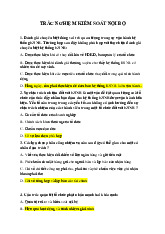 Đề cương môn Kiểm soát nội bộ - Trường Đại học lao động -  xã hội.