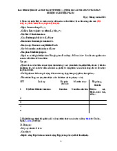 Bài Thực Hành 3: Ứng Dụng Chất Màu Từ Thực Vật | Sinh trưởng và phát triển thực vật | Trường Đại học Khoa học Tự nhiên, Đại học Quốc gia Hà Nội