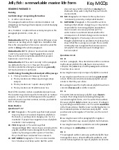 Jelly fish: a remarkable marine life form - Tài liệu tổng hợp