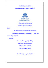 Nghiên cứu dự án nhượng quyền kinh doanh thương hiệu california fitness & yoga | Tiểu luận Nhượng quyền kinh doanh