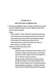 Câu hỏi ôn tập - Chủ nghĩa xã hội khoa học | Trường Đại học Kinh tế, Đại học Quốc gia Hà Nội