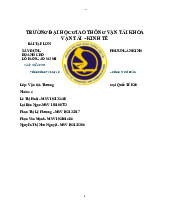 Xây dựng phương án kinh doanh  cho lô hàng áo sơ mi xuất khẩu cho tổng công ty may 10 – công ty cổ phần