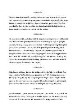 Mở bài Dục Thúy sơn của Nguyễn Trãi | Văn mẫu lớp 10 Kết Nối Tri Thức