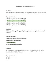 Câu Hỏi Trắc Nghiệm Ôn Tập môn Tư tưởng Hồ Chí Minh | Trường đại học Mở Hà Nội