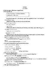 Tenses (Các thì)  môn English | Trường Đại học Khoa học Tự nhiên, Đại học Quốc gia Thành phố Hồ Chí Minh