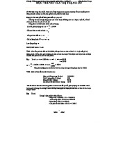 Bài Tập Về Giá Trị Thặng Dư Và Cấu Tạo Tư Bản II