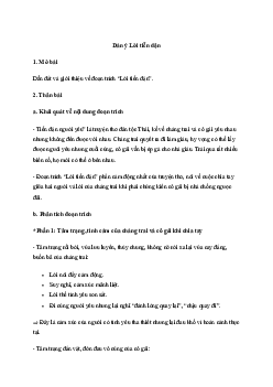 Văn mẫu lớp 11: Dàn ý phân tích bài Lời tiễn dặn | Cánh diều