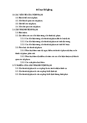Bố cục bài giảng Cấu thành Tội phạm - Luật Hình Sự | Trường Đại học Luật, Đại học Quốc gia Hà Nội