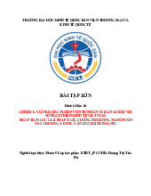 Tăng cường huy động nguồn vốn tư nhân và dân cư cho Kinh tế Việt Nam | Môn Kinh tế đầu tư - Đại học Kinh Tế Quốc Dân