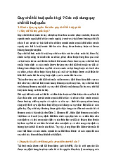 Quy chế tối huệ quốc là gì ? Các nội dung quy chế tối huệ quốc