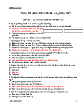 Tổng hợp trắc nghiệm Hóa Phân Tích | Đại học Nguyễn Tất Thành