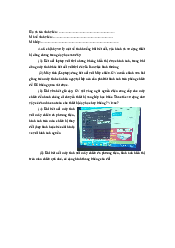 Nhiệm vụ học tập tuần 5- Tình huống SP ma trận | Đại học Sư phạm Hà Nội