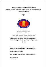 Tiểu luận Những vấn đề nổi bật về pháp luật và đạo đức - môn luật hiến pháp