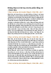 Những đoạn mở bài hay cho tác phẩm Đồng chí - Chính Hữu