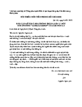 Báo cáo thầy cô Tổng phụ trách Đội về các hoạt động của Chi đội trong tháng qua | Tập làm văn 5 Kết nối tri thức