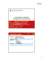 Tổng hợp bài giảng môn Lưu trữ và xử lý dữ liệu lớn_Đào Thanh Chung| Bài giảng môn Lưu trữ và xử lý dữ liệu lớn| Trường Đại học Bách Khoa Hà Nội