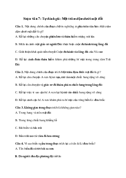 Tự đánh giá: Một trăm dặm dưới mặt đất | Soạn văn 7 Cánh diều