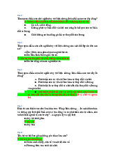50 câu trắc nghiệm Triết học Mác Lê nin- Trường đại học Văn Lang