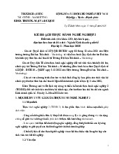 Kế hoạch thực hành nghề nghiệp 2 Môn Thực hành nghề nghiệp 2 | Trường Đại học Tài chính - Marketing