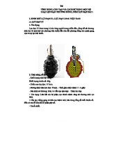 Bài 28 - Tính Năng và Cấu Tạo Lựu Đạn F1, Động Tác Ném Lựu Đạn