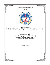 Các nhân tố ảnh hưởng tới lòng trung thành của du khách tại các điểm đến tâm linh ở Ninh Bình | Bài tập nhóm môn Nghiên cứu khoa học