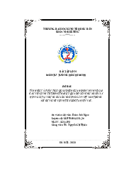 Bài tập lớn môn Tư tưởng Hồ Chí Minh | Đại học Kinh Tế Quốc Dân