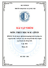 Vận dụng phương pháp luận "Nguyên nhân - Kết quả" trong bạo lực học đường | Môn Triết học Mac-Lenin & Tư tưởng Hồ Chí Minh - Trường Đại học Luật Hà Nội