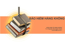 Bài giảng môn Bảo hiểm hàng không | Học viện Hàng Không Việt Nam