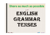 English Tenses | Đại học Ngoại Ngữ - Tin Học Thành Phố Hồ Chí Minh