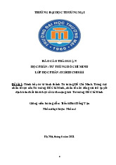 Trình bày cơ sở hình thành Tư tưởng Hồ Chí Minh | Báo cáo thảo luận tư tưởng Hồ Chí Minh